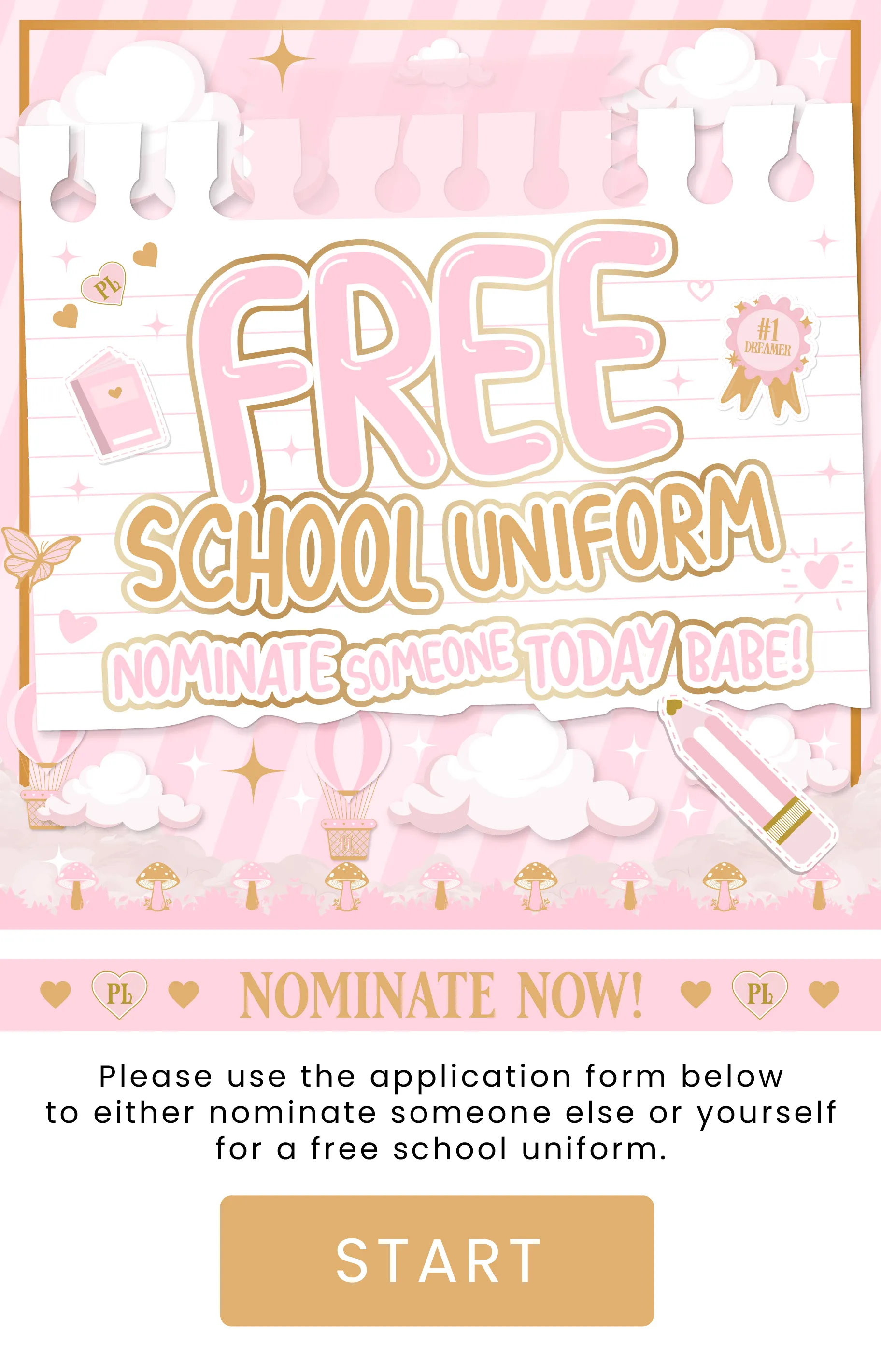 Free School Uniforms Application